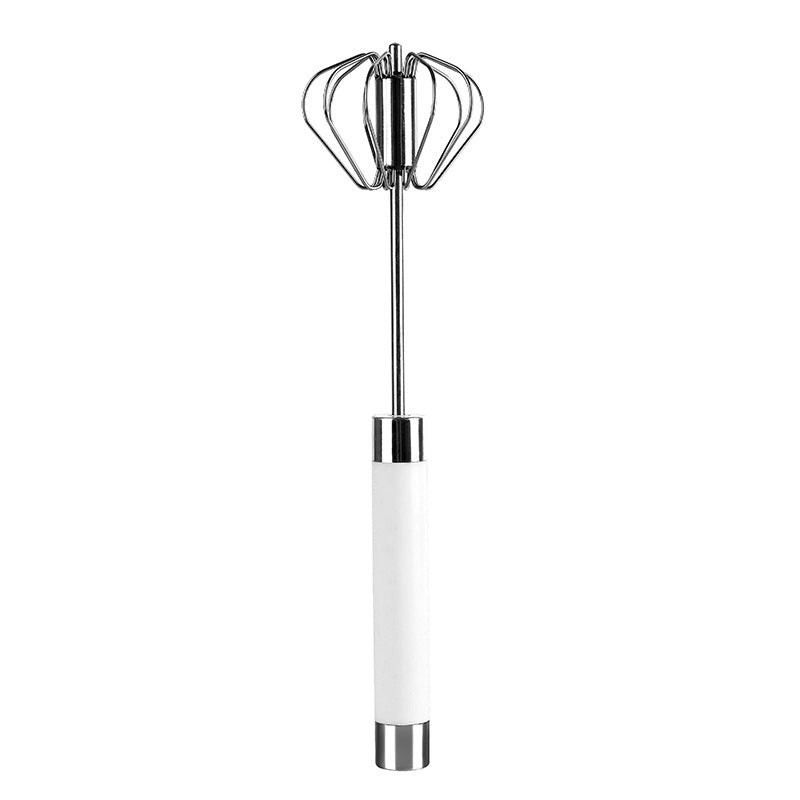 Semi-automatic Stainless Steel Egg Beater Whisk