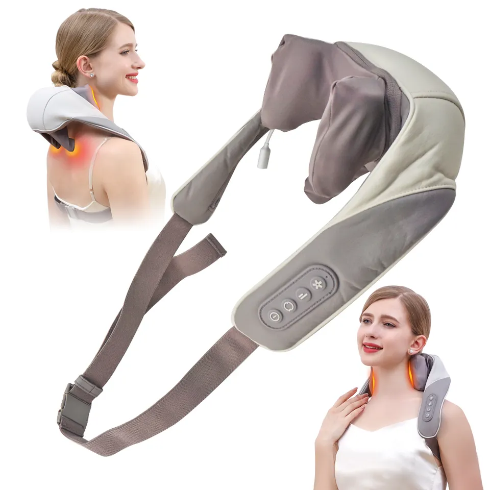 Electric Neck And Shoulder Massager With Heating Function