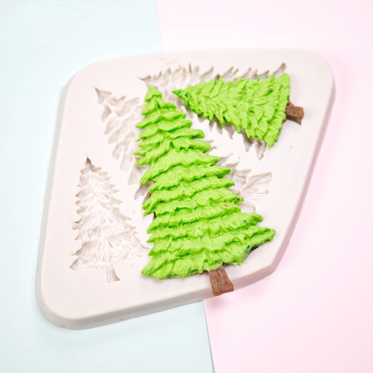 3 Hole Christmas Tree Mold Baking Tool - Christmas Tree Silicone Molder