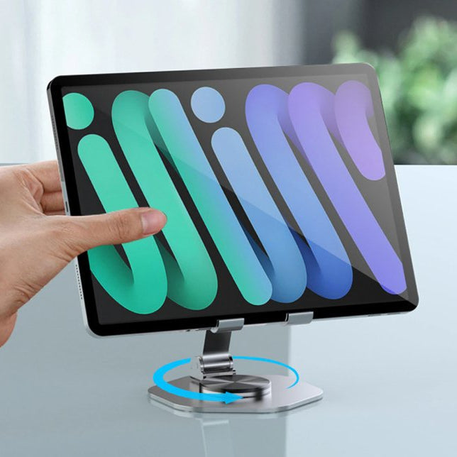 360° Phone Holder Stand - Metal Rotating Stand