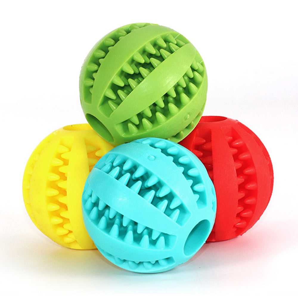 Pet Dog Toy Interactive Rubber Balls