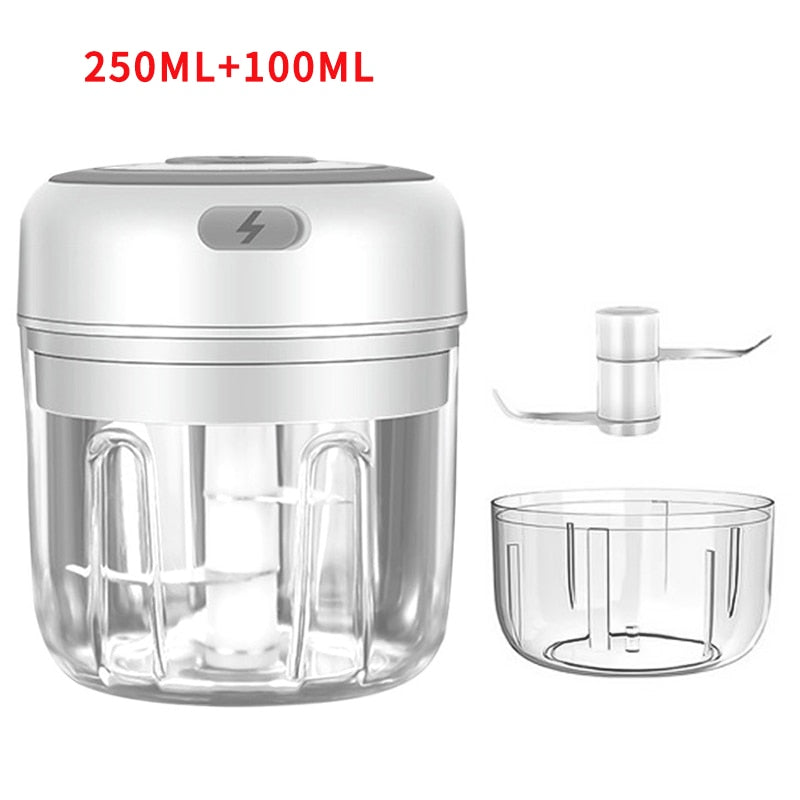 Electric Food Chopper Garlic Crusher