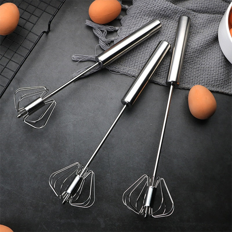 Kitchen stainless steel whisk creamer