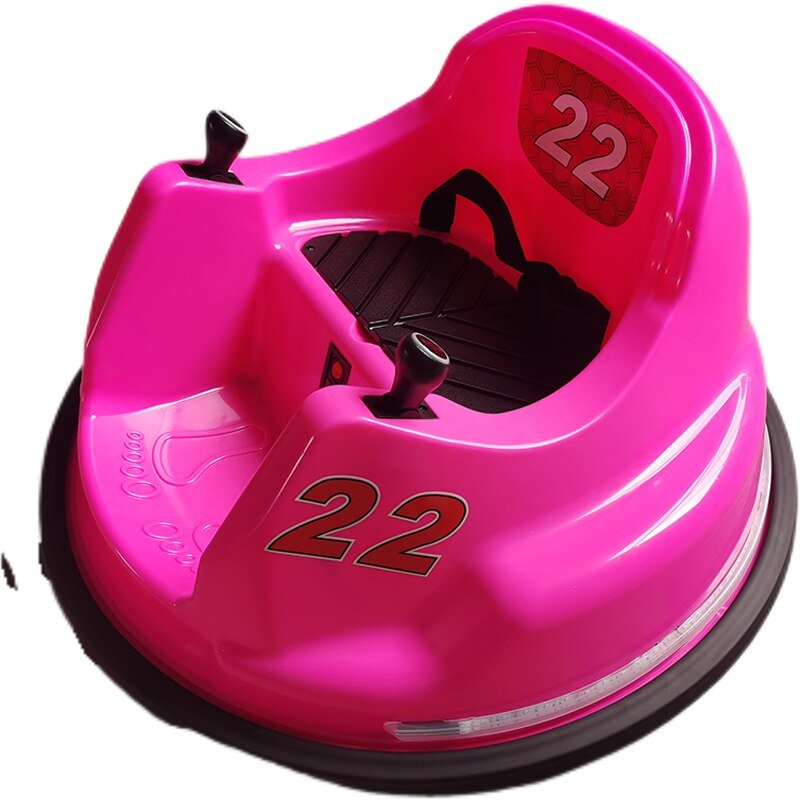 Electric Bumper Car - Kids & Toddlers' Toy Electric Ride On with Remote Control, LED Lights, 360 Degree Spin, 2 Speed