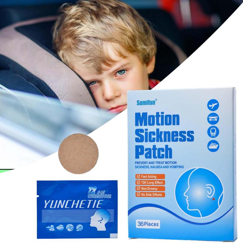 Motion Sickness Patches - 36pcs Children's Adult Motion Sickness Stickers