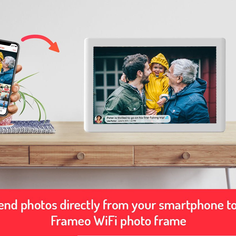 Touch Screen WiFi Digital Photo Frame